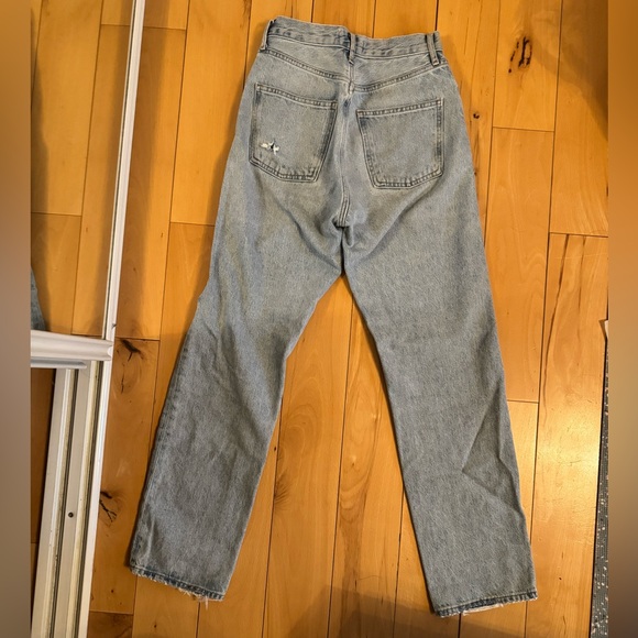 AGOLDE 90's Mid Rise Loose Fit in Snapshot (Fits High Rise; fits size 24/25) - Picture 8 of 9